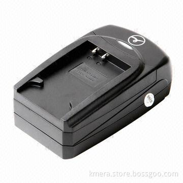 Digital Camera Battery Charger for Sony BK1 Batteries, Used at Homes and in Cars, USB Port Added